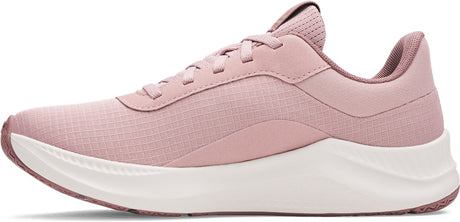 Under Armour UA W Aurora 3-PNK Damen-Sneaker – Turmalinrosa – Gipfelweiß – Maroon Mist