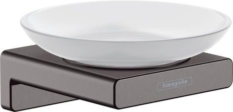 Hansgrohe addstoris Seifenschale aus gebürstetem Schwarzchrom