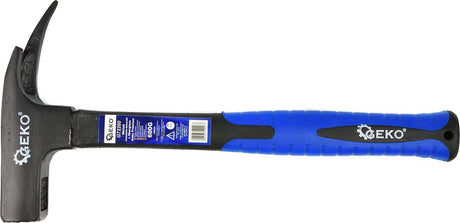 Geko-Dachhammer – 600 g – TPR-Griff – magnetischer Nagelhalter – Kohlenstoffstahl