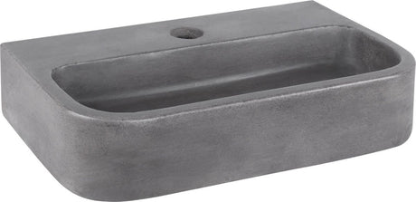 Differnz ovale - fontein beton donkergrijs - 38 x 24 x 8 cm