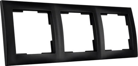 Ion industries afdekraam 3-voudig - e1 mat zwart (80.302.316)