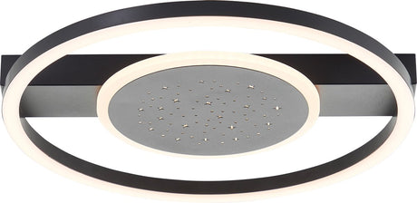 Brilliant Reno – Deckenleuchte – LED 26 W – 3000 K – Schwarz