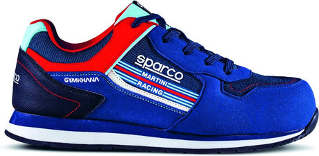 Sparco Gymkhana Martini – Sicherheitsschuh S1PS im Martini-Racing-Stil – Blau – Größe – 42