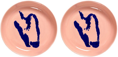 Serax - Ottolenghi Festteller - Rosa Blau - 22 ø - 2 Stück