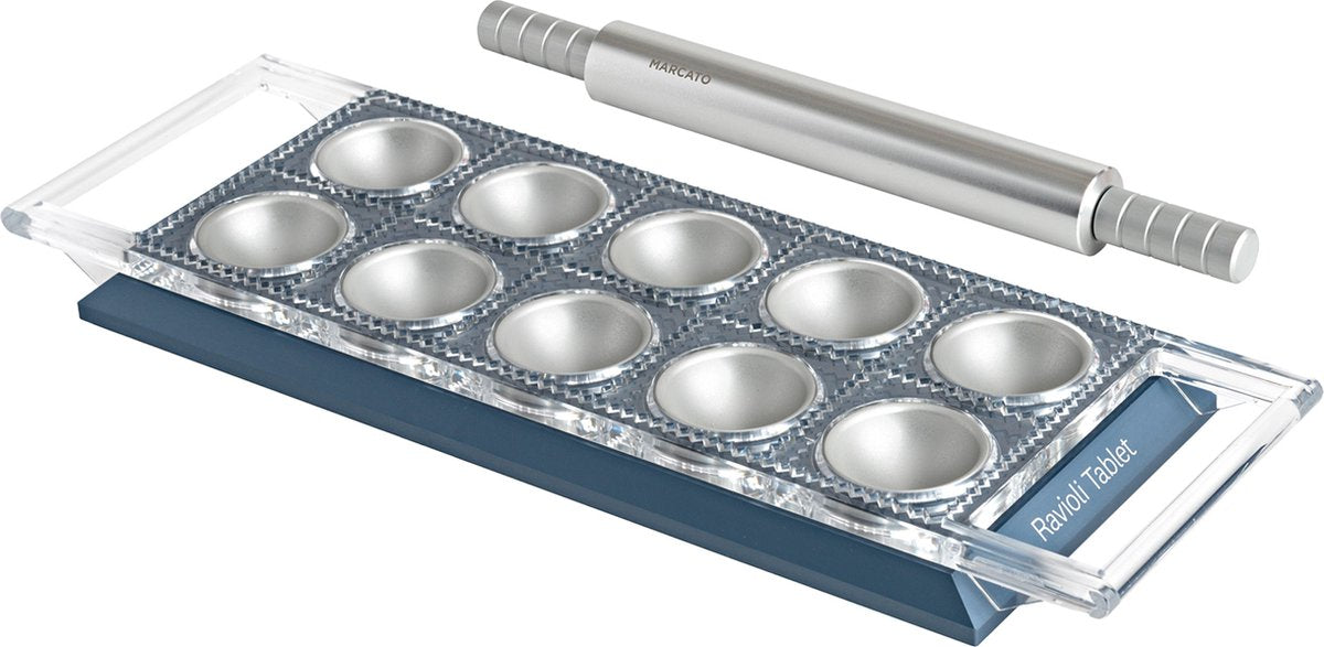 Marcato Ravioli-Tablette puderblau