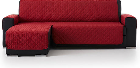 Bellmarti Duo Quilt Chaiselongue rechts - 200cm breit - grau
