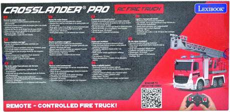 Lexibook Crosslander Pro® Funkgesteuertes Feuerwehrauto mit Licht- und Soundeffekten.