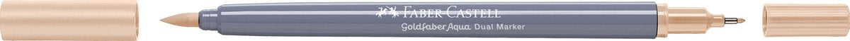 Faber-Castell – Duo-Aquarellmarker – Goldfaber – Sand 281 – Pinsel 0,6 mm – FC-164681