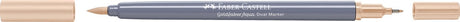 Faber-Castell – Duo-Aquarellmarker – Goldfaber – Sand 281 – Pinsel 0,6 mm – FC-164681