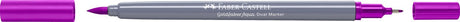 Faber-Castell – Duo-Aquarellmarker Goldfaber – helles Magenta 228 – Pinsel 0,6 mm – FC-164598