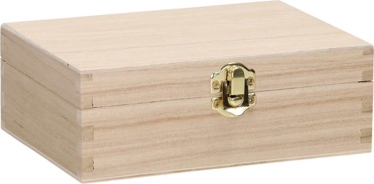 Holzkartenbox mit Ventilabdeckung