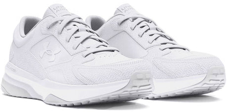 Under Armour ua Edge lthr-wht Herren-Sportschuhe – Weiß – Halo-Grau