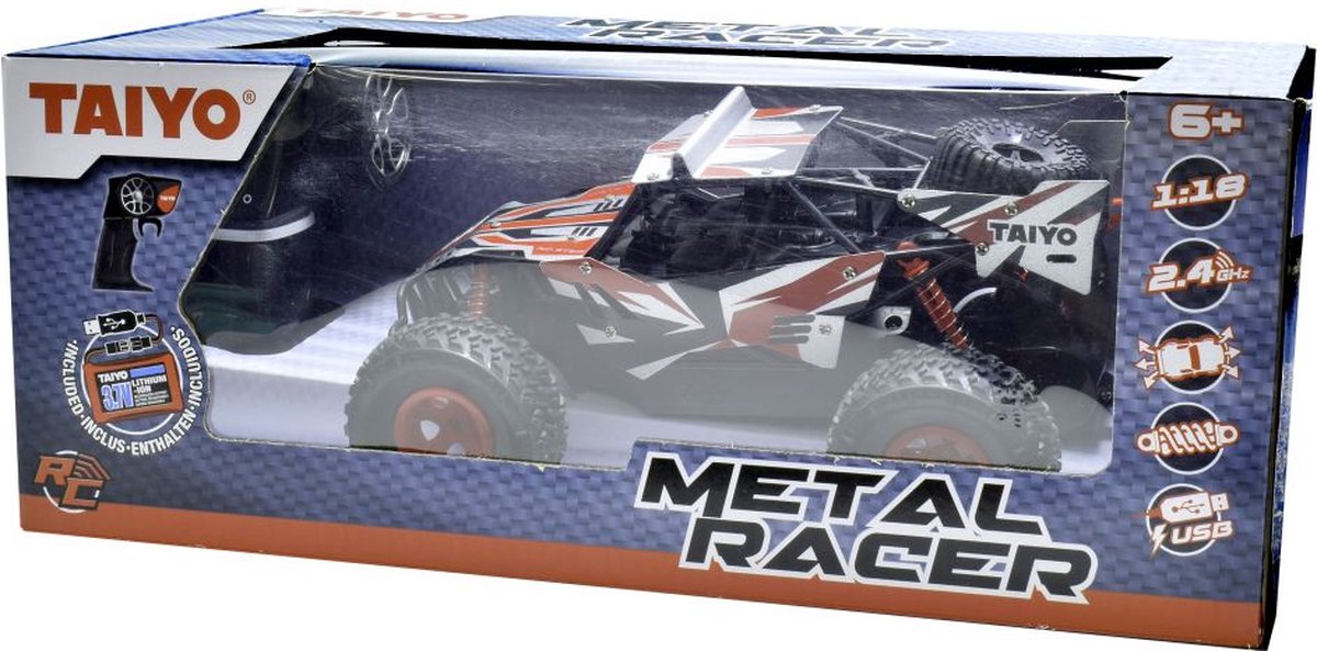Braet Metal Racer – 1:18 – RC – sort.