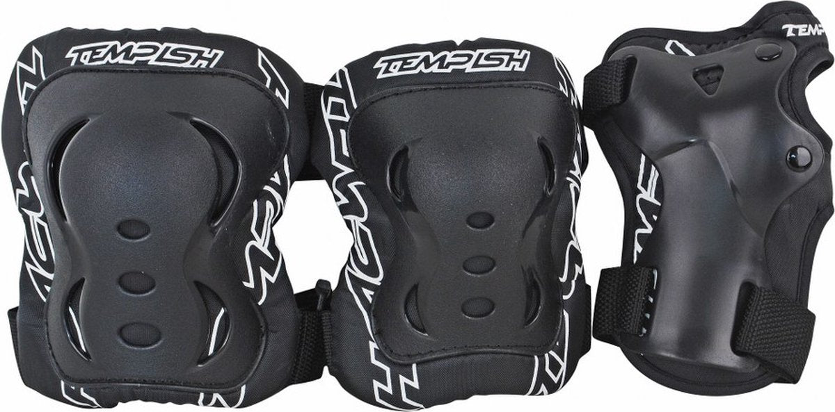 Tempish – Fid – Skate-Schutz – 3er-Pack – Erwachsene – Schwarz – XL
