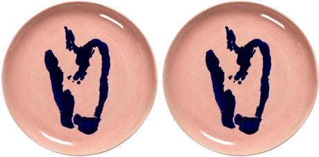 Serax - ottolenghi feast - bord m - roze blauw - 22 ø - 2 stuks