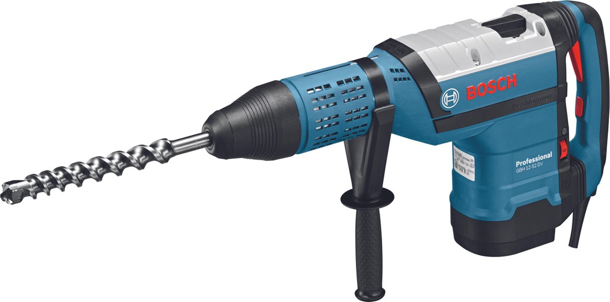 Bosch Bohrhammer GBH 12-52 DV (Griff, Maschinentuch, Fetttube)