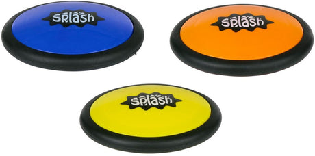 Eddy toys skippers waterstuiterschijven - 3 stuks - ø 7,5 cm - water werpschijven - waterspeelgoed voor strand en zwembad
