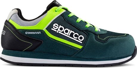 Sparco gymkhana seb s1p src – sportlicher Sicherheitsschuh mit dynamischem Racing-Style – grün – Größe – 46