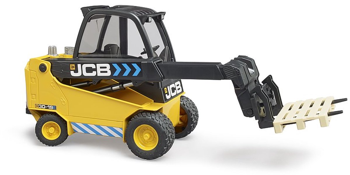 BRUDER JCB Gabelstapler Tele mit Paletten