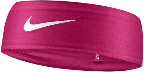 Nike sport hoofdband dri-fit fury classic roze - comfortabele haarband.