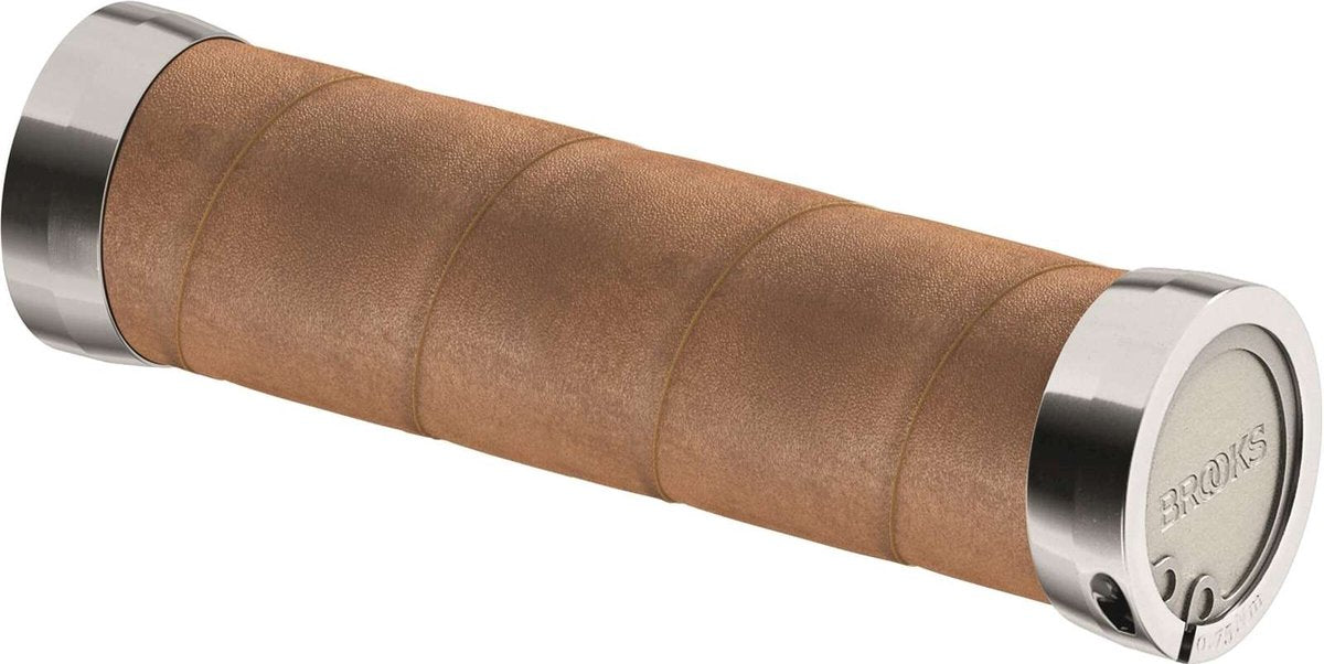 Brooks verhandelt schlanke Ledergriffe 100 130 mm gealtert