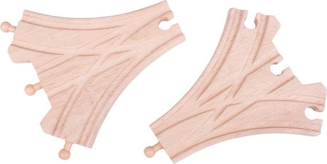 Bigjigs Holzschienen - 3 -way -Split, 2st.