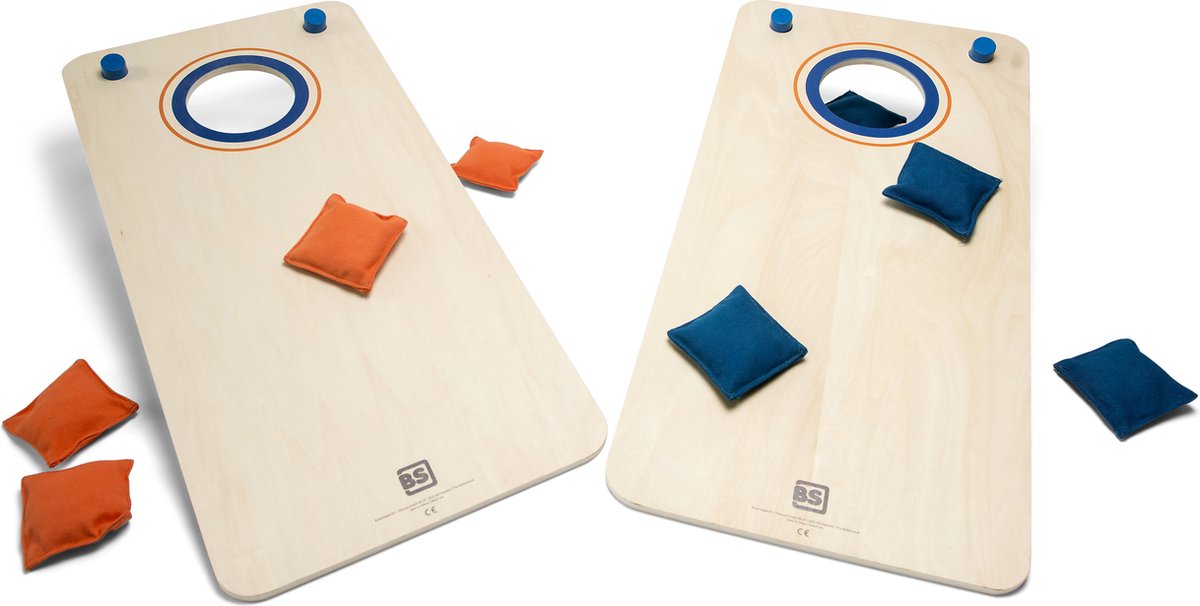 Bs Toys Cornhole-Spiel – Sitzsack-Spiel – Outdoor-Spielzeug ab 8 Jahren – Sitzsack-Wurfspiel-Spielzeugset – Spiele für Kinder – Outdoor-Spielzeug – Outdoor-Spiel – Outdoor-Spiele – Gartenspielzeug – Geschenk für Kind