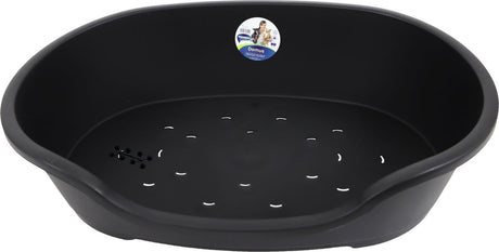 Moderna Flamingo-Hundebett Domus – Schwarz – 80 cm