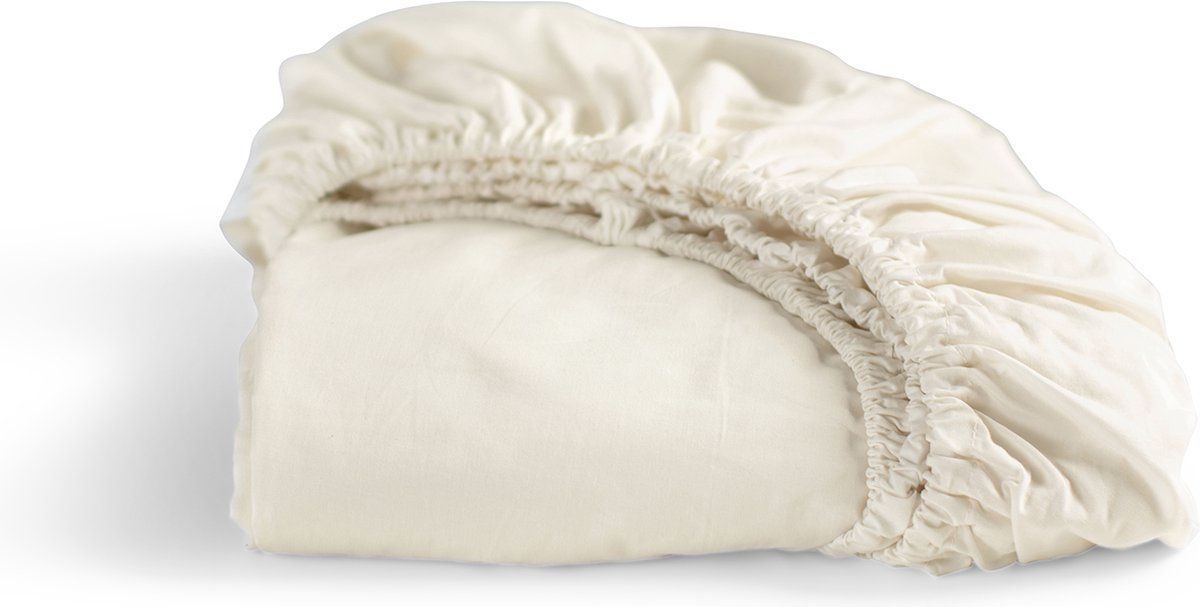 Cinderella - weekend - hoeslaken - tot 25 cm matrashoogte - 200x210 cm - ivoor
