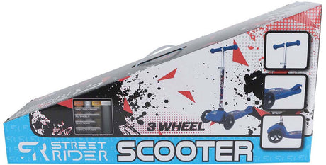 Street Rider 3-Rad-Roller mit verstellbarem Lenker ABEC 7 blau