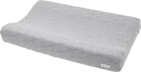 Meyco Baby Diamond Wickelauflagenbezug – Bio – Graumelange – 50 x 70 cm