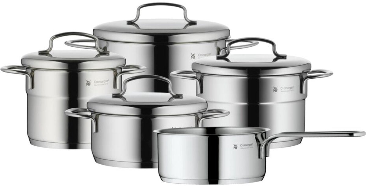Wmf Mini - Pfannenset - 5-teilig - induktionsgeeignet - kompakt - Edelstahl