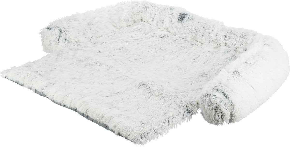 Trixie – Sofa – Hundebett Harvey – Möbelschutz – eckig – weiß schwarz – 90 x 90 cm