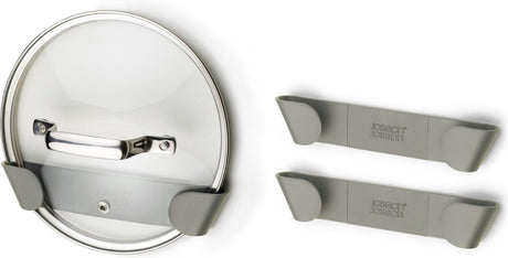 Joseph joseph duo opal - dekselhouder set van 3 stuks - kunststof - grijs