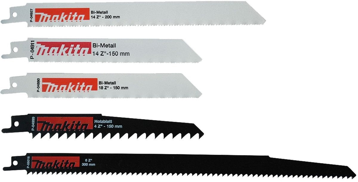 Makita p-83945 Säbelsägeblätter-Sortiment 5-teilig