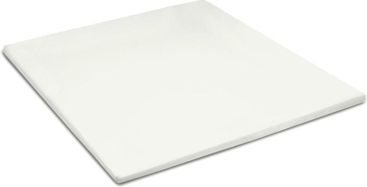 Cinderella sundays hoeslaken - topper - 100% katoen-satijn - 90x200 cm - tot 15 cm - ivoor