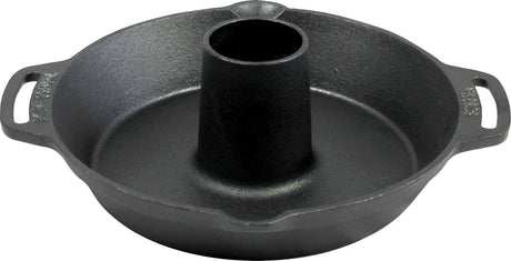 Valhal outdoor gietijzeren chicken sitter, gevogeltepan - gietijzer - met handvatten - vh28cs