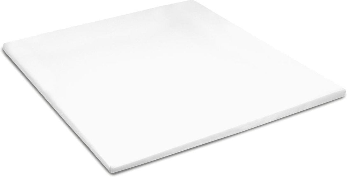 Cinderella sundays hoeslaken - topper - 100% katoen-satijn - 160x200 cm - tot 15 cm - wit