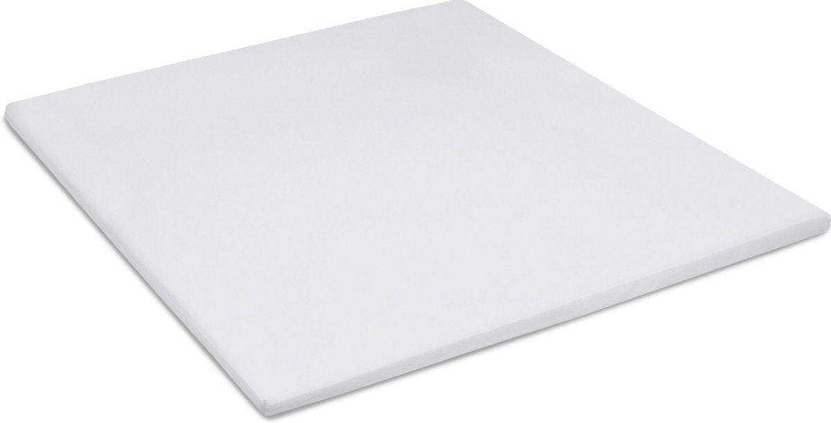Cinderella sundays hoeslaken - topper - 100% katoen-satijn - 200x220 cm - tot 15 cm - lichtgrijs