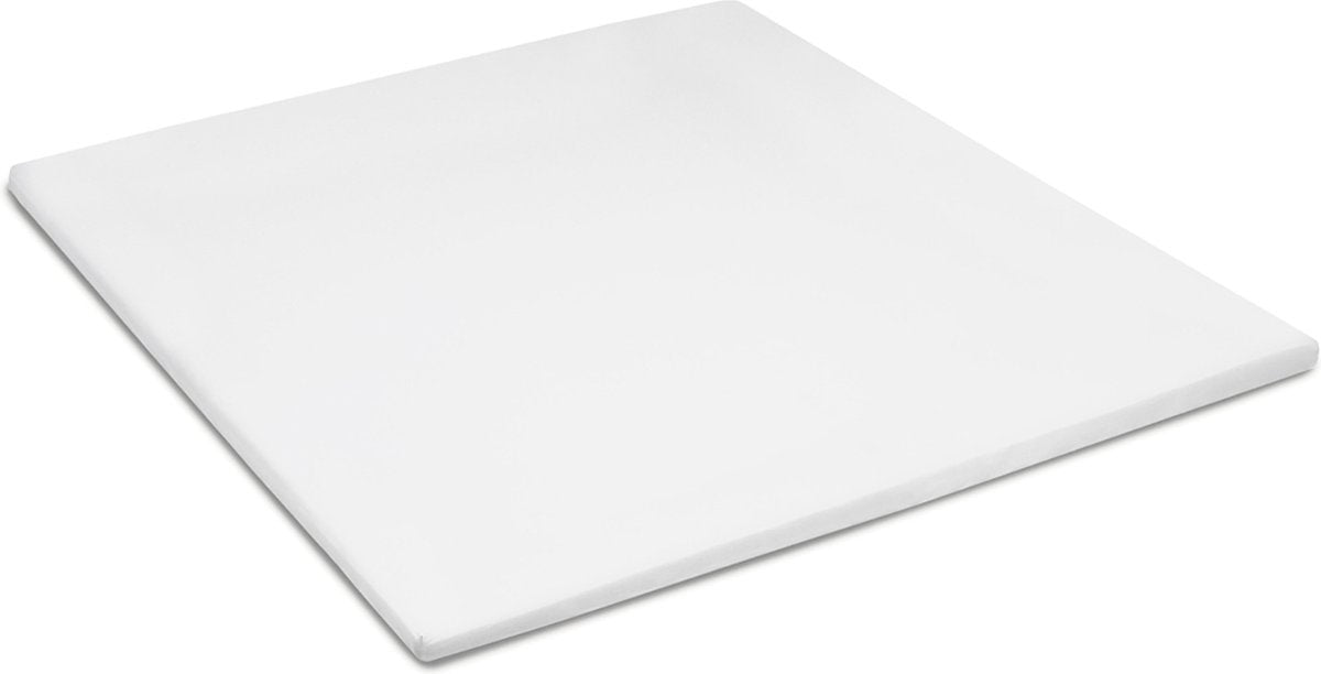 Cinderella - topper hoeslaken - tot 15 cm matrashoogte - double jersey - 80-90x200 210 cm - wit