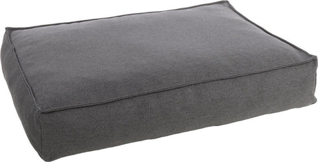 Orthopädisches Hundekissen Flamingo – Premium-Linie – reines Luxus-Hundekissen 100 x 70 x 18 cm – extra Memory-Schaum für maximalen Komfort – Baldar-Hundekissen dunkelgrau