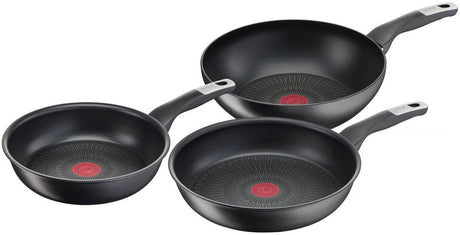 Tefal unlimited - Pfannenset - 3-teilig - Induktion - Antihaftbeschichtung - für alle Herdarten geeignet
