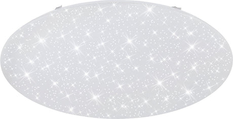 Briloner verb - LED-Deckenleuchte - inkl. Fernbedienung – CCT-Farbtemperatursteuerung – dimmbar über Fernbedienung – Nachtlichtfunktion – IP20 – 25.000 Brennstunden – ø76 x 12,5 cm