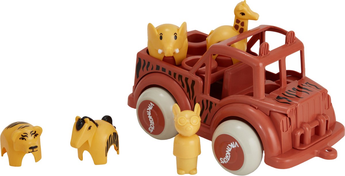 Wikinger-Spielzeug – re:line – Safari-Truck mit Tieren