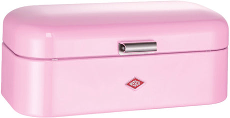 Wesco Grandy Brotkasten | 10 Liter - Größe L | Metall - rosa | Aufbewahrung in der Küche