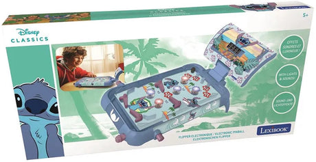 Elektronischer Tisch-Flipper Lexibook Stitch mit tollem Design, Sounds, Beleuchtung und digitalen Partituren, um alleine zu spielen oder Ihre Freunde herauszufordern.