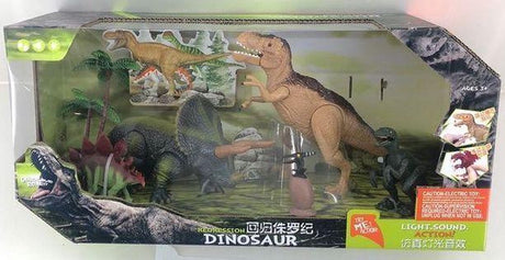 Amuuso Spielzeugsets und Figuren Dinosaurier mit Licht und Ton