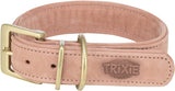 Trixie Hundehalsband reines Leder rosa
