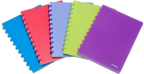 Atoma trendiges Notizbuch – A4 – 144 Seiten – liniert – transparent blau – 1 Stück