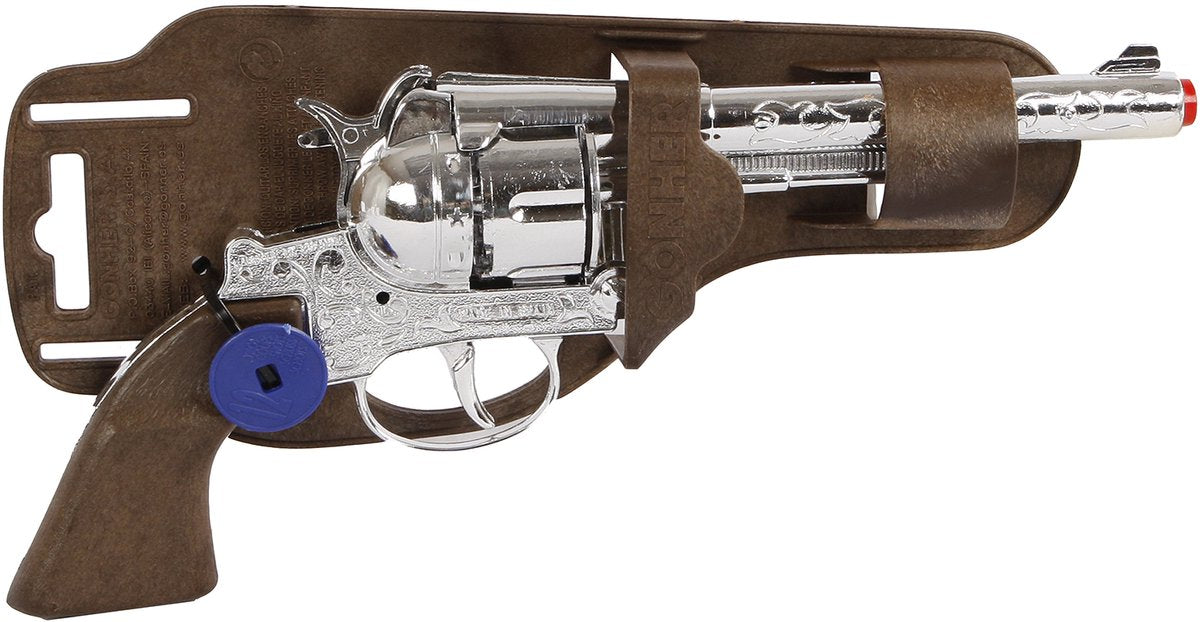 Gonher Revolver - Spielzeugpistole für Kinder und Erwachsene - 12 Schuss